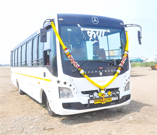 KRUPA TOURS AND TRAVELS Bus