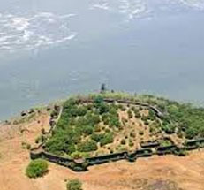 Scenic green road trip destination by bus