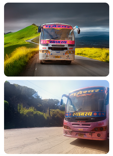About Dhumeshwar Bus Service