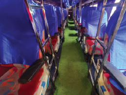 Responsible and reliable bus travel services by PRAKRUTHI TRAVELS