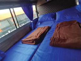 Safe, comfortable, and dependable bus journeys by PRAKRUTHI TRAVELS