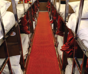 clean and hygienic bus interiors