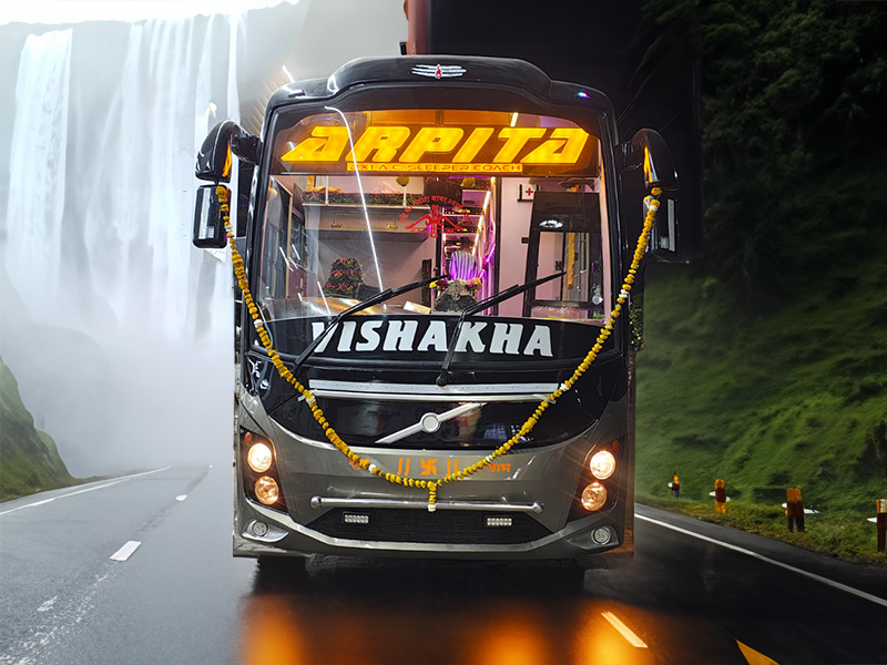 Luxury bus operated by Arpita Travels